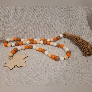 Fall Beaded Decoration